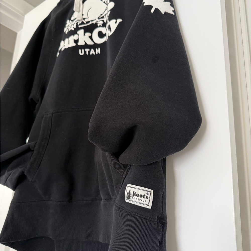 Roots Canada Hoodie Park City Utah Apres Ski Medium Unisex EUC